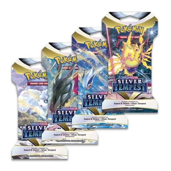 Pok&eacute;mon Sword & Shield Silver Tempest Sleeved Booster EN