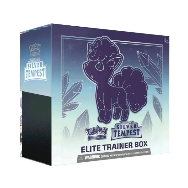 Pok&eacute;mon Schwert & Schild Silberne Sturmwinde Top Trainer Box DE