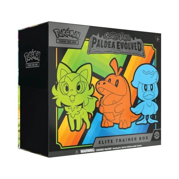 Pok&eacute;mon Scarlet & Violet Paldea Evolved Elite Trainer Box EN