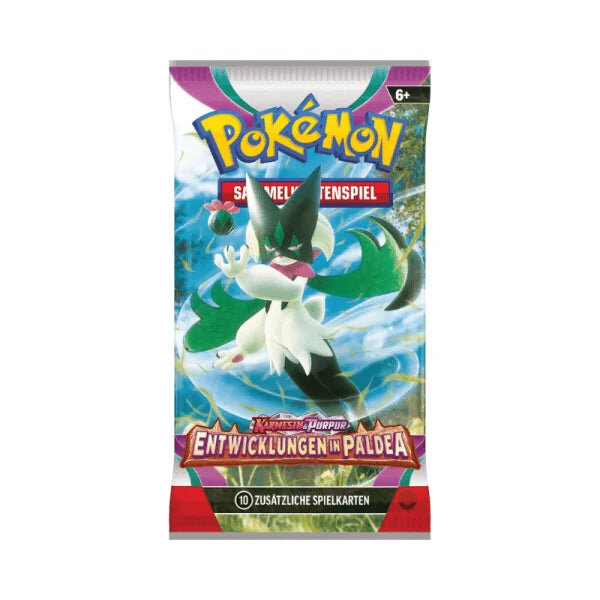 Pok&eacute;mon Karmesin & Purpur Entwicklungen von Paldea Booster DE