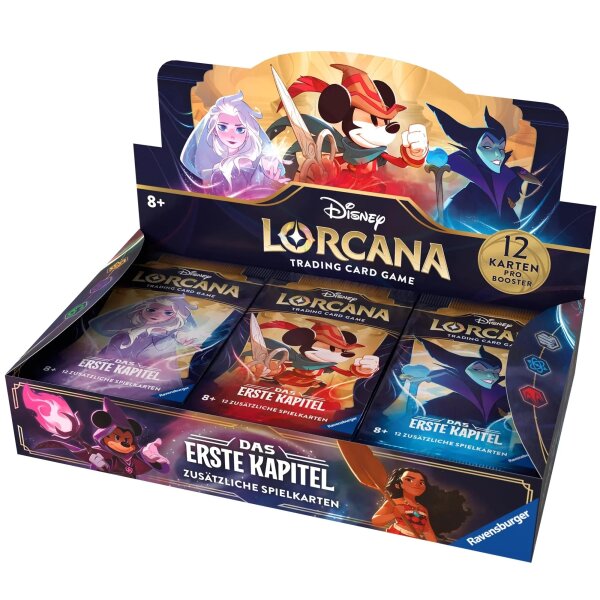 Disney Lorcana Set 1 "The First Chapter" Display EN