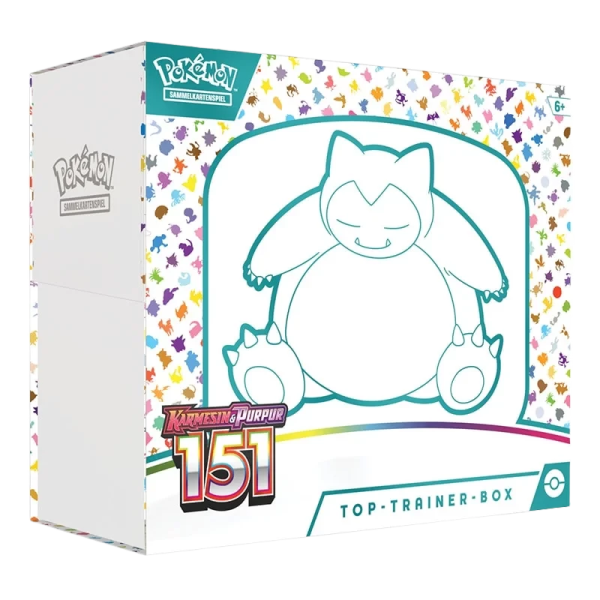 Pok&eacute;mon Karmesin & Purpur 151 Top Trainer Box Deutsch