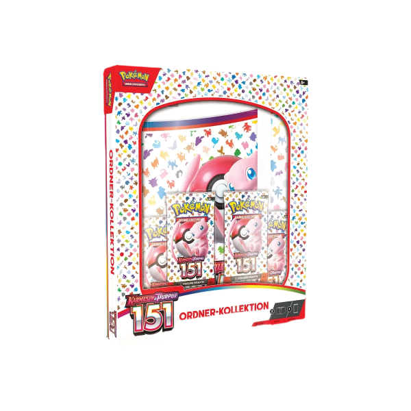 Pok&eacute;mon Karmesin & Purpur 151 Ordner Kollektion Deutsch