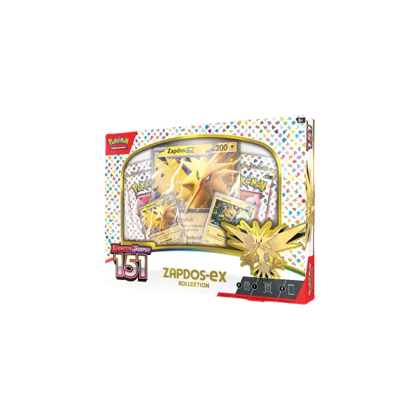 Pok&eacute;mon Karmesin & Purpur 151 Zapdos Ex Kollektion DE