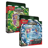 Pok&eacute;mon Karmesin & Purpur Kampfdeck Bailonda Ex & Maskagato Ex DE