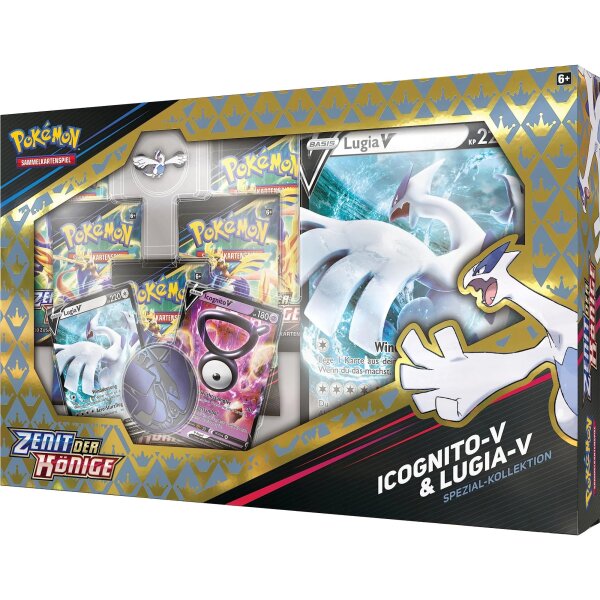 Pok&eacute;mon Schwert & Schild Zenit der K&ouml;nige Icognito V & Lugia V Spezial Kollektion DE