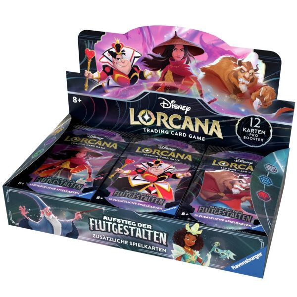 Disney Lorcana Set 2 Aufstieg der Flutgestalten Display DE