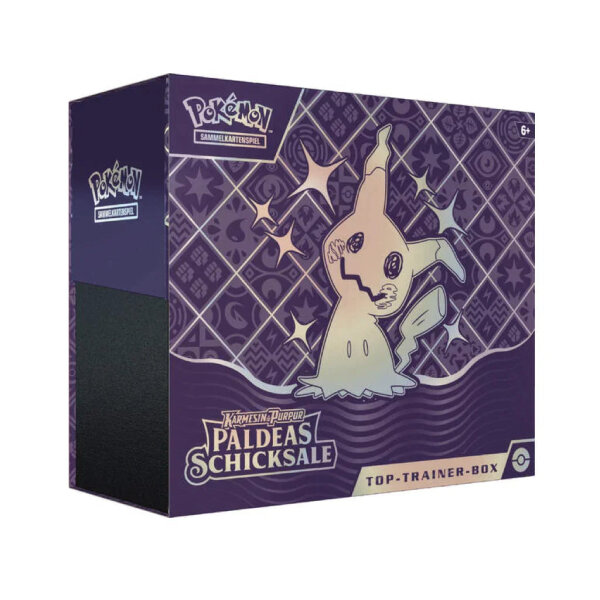 Pok&eacute;mon Karmesin & Purpur Paldeas Schicksale Top-Trainer-Box DE