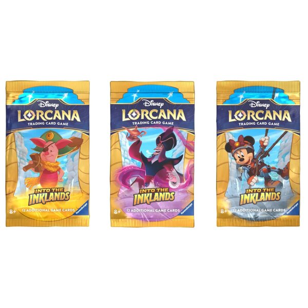 Disney Lorcana Set 3 Die Tintenlande Booster DE