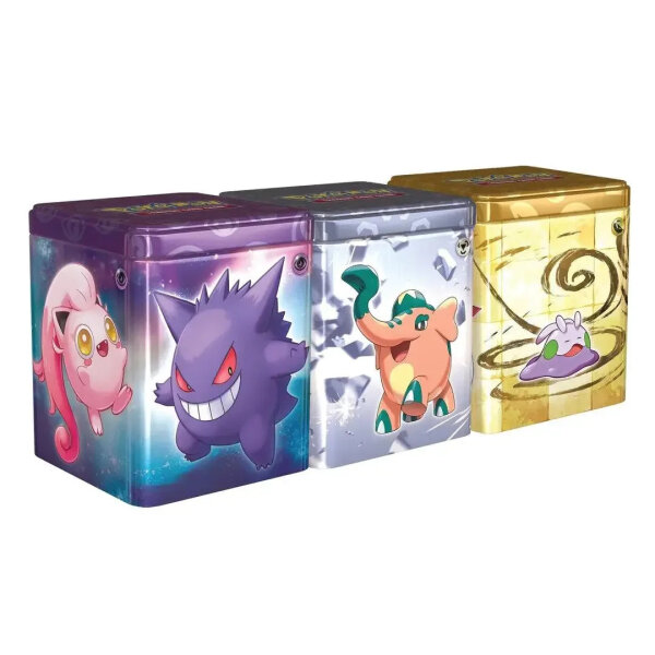 Pok&eacute;mon Karmesin & Purpur Stapel-Tin Fr&uuml;hjar 2024 DE
