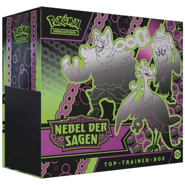 Pok&eacute;mon Karmesin & Purpur Nebel der Sagen Top Trainer Box DE