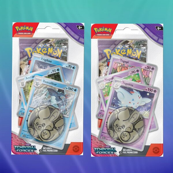 Pok&eacute;mon Scarlet & Violet Temporal Forces Premium Checklane Booster EN
