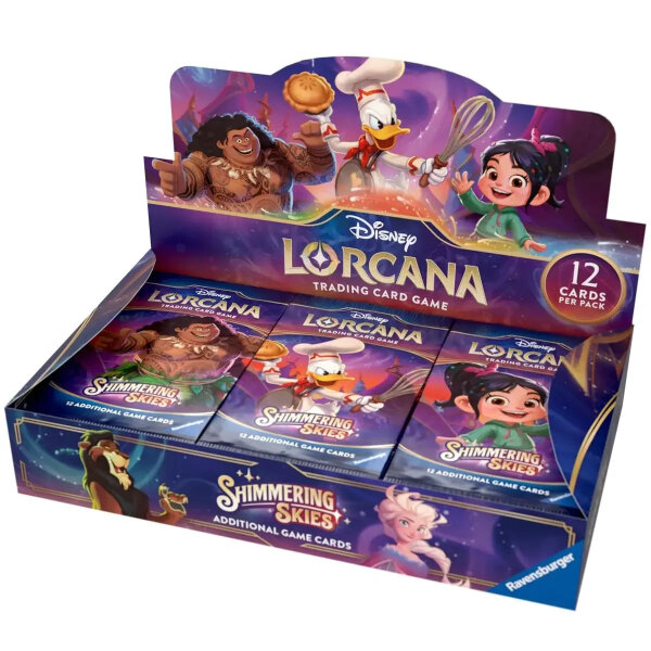 Ravensburger Disney Lorcana Shimmering Skies Booster Display - EN
