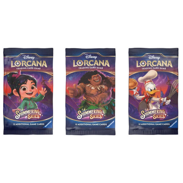Ravensburger Disney Lorcana Shimmering Skies Booster Pack - EN