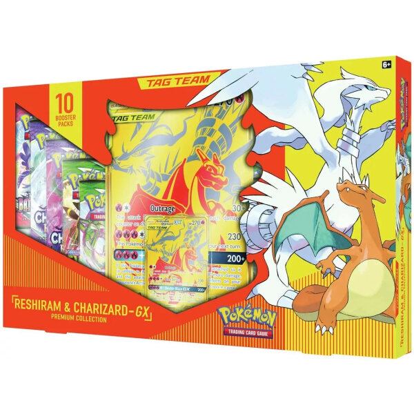 Pok&eacute;mon Tag Team Reshiram & Charizard GX Premium Collection EN