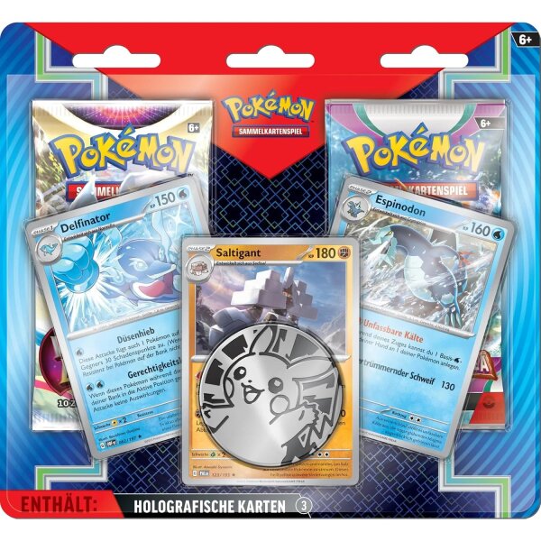 Pok&eacute;mon Karmesin & Purpur Aufgewerteter 2er Pack Blister 2024 DE