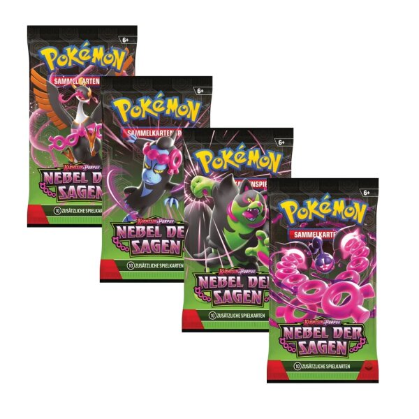 Pok&eacute;mon Karmesin & Purpur Nebel der Sagen Booster DE