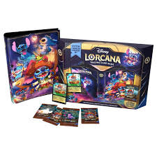 Disney Lorcana Set 6 Azurblaues Meer Stitch Sammler Geschenk-Set DE
