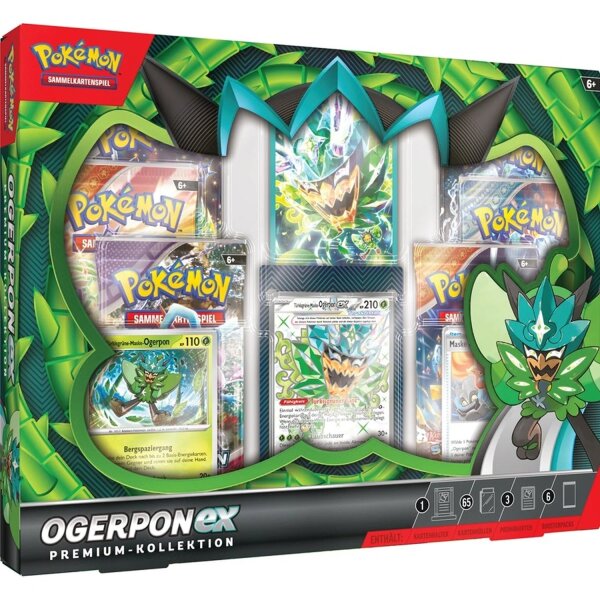 Pok&eacute;mon Karmesin & Purpur Ogerpon Ex Premium-Kollektion DE