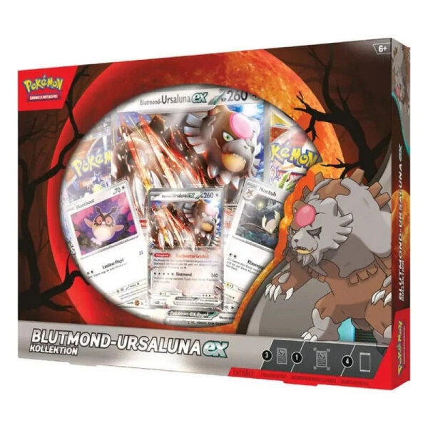 Pok&eacute;mon Karmesin & Purpur Blutmond-Ursaluna Ex Kollektion DE
