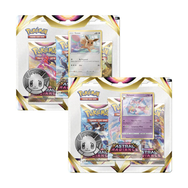 Pok&eacute;mon Sword & Shield Astral Radiance 3-Pack Blister EN