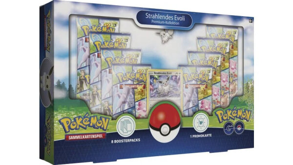 Pok&eacute;mon Schwert & Schild Pok&eacute;mon GO Premium-Kollektion Strahlendes Evoli DE