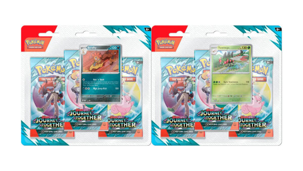 Pok&eacute;mon Scarlet & Violet Journey Together 3 -Pack Blister EN