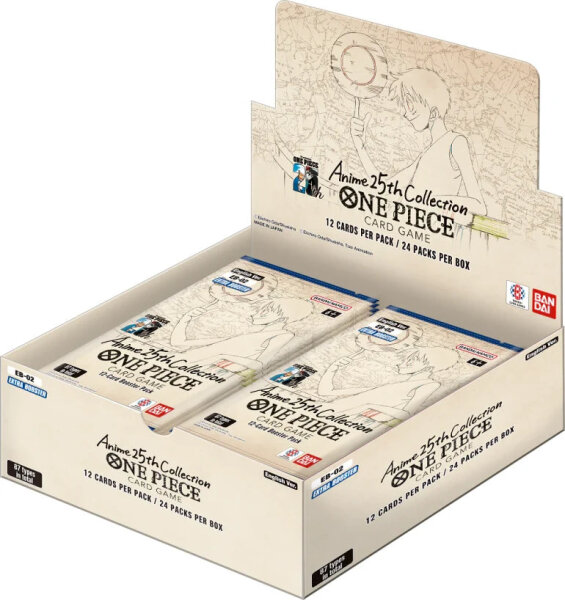 One Piece EB02 Anime 25th Collection Display EN