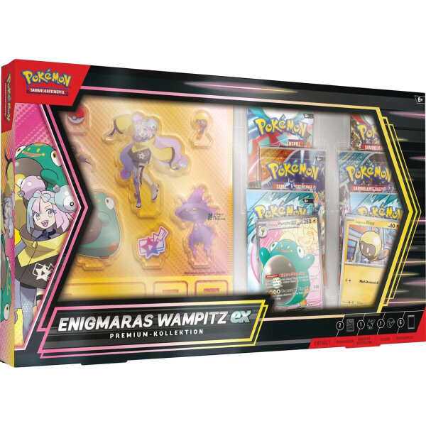 Pok&eacute;mon Karmesin & Purpur Enigmaras Wampitz Ex Premium-Kollektion DE