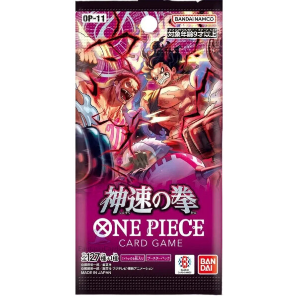 One Piece OP11 A Fist of Divine Speed Booster EN