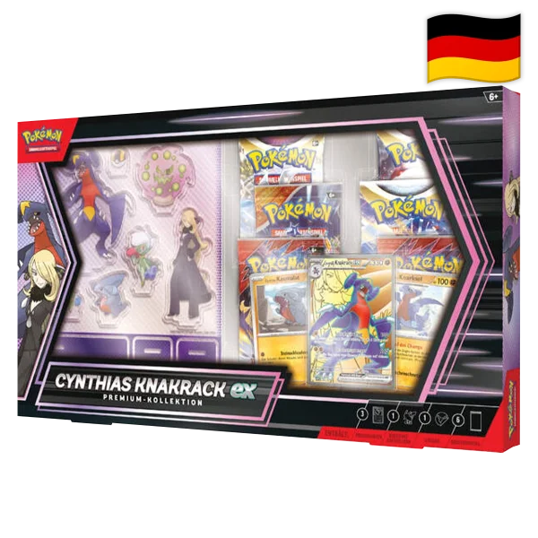 Pok&eacute;mon Cynthias Knackrack Ex Premium Kollektion DE