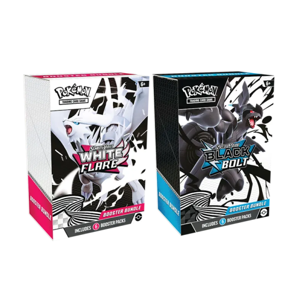 Pok&eacute;mon Scarlet & Violet 10.5 "Black Bolt" & "White Flare" Booster Bundle EN