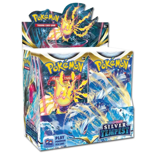 Pok&eacute;mon Sword & Shield Silver Tempest Booster EN