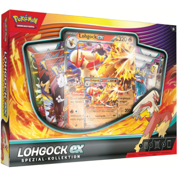 Pok&eacute;mon Karmesin & Purpur Lohgock ex Spezial-Kollektion DE