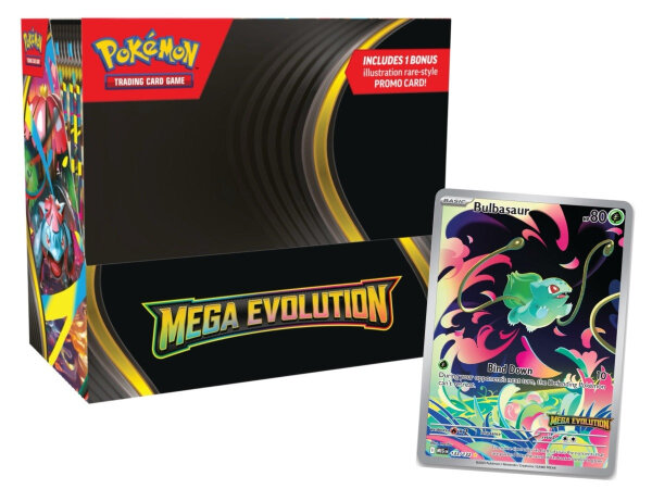 Pok&eacute;mon Mega Entwicklung Aufgewertete Display-Case DE