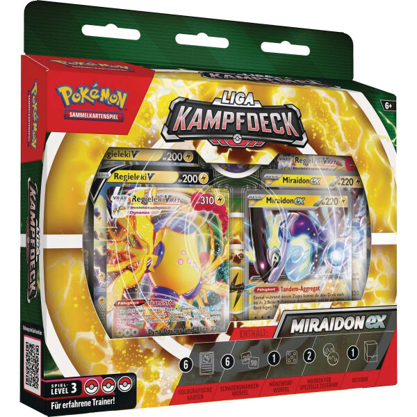 Pok&eacute;mon Karmesin & Purpur Liga-Kampfdeck Rockets Mewtu Ex DE